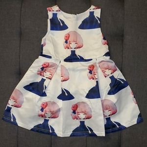 Tong Tong Mi Anime Princess Flower Dress 3/4Y